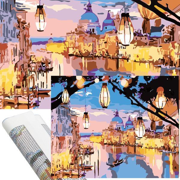 Набір алмазної мозаїки (вишивки) Springos 40 x 30 см DP0027 4021 фото