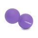 Масажний м'яч Cornix Lacrosse DuoBall 6.3 x 12.6 см XR-0114 Purple 4465 фото 3