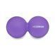 Масажний м'яч Cornix Lacrosse DuoBall 6.3 x 12.6 см XR-0114 Purple 4465 фото