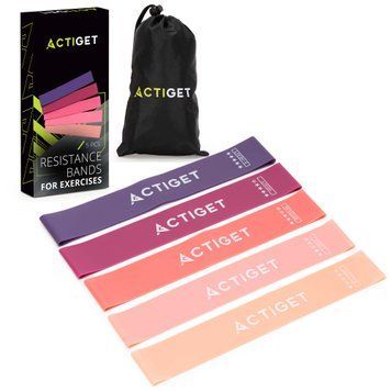 Резинки для фітнесу Actiget Mini Power Band набір 5 шт 1-20 кг ACT0105 5842 фото