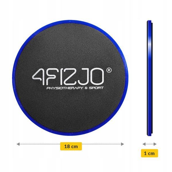 Диски-слайдери для ковзання (глайдингу) 4FIZJO Sliding Disc Blue (P-5907739312273) 3455 фото