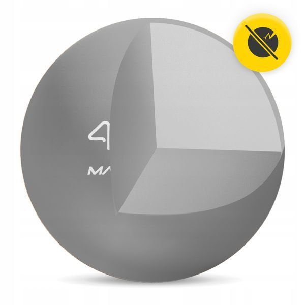 Масажний м'яч 4FIZJO Lacrosse Ball 6.25 см Grey (P-5907739314314) 3682 фото