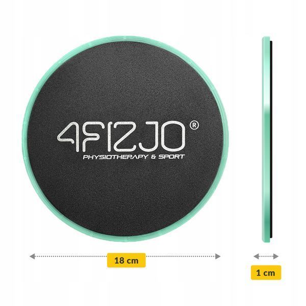 Диски-слайдери для ковзання (глайдингу) 4FIZJO Sliding Disc Mint (P-5907739313379) 3456 фото