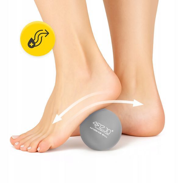 Масажний м'яч 4FIZJO Lacrosse Ball 6.25 см Grey (P-5907739314314) 3682 фото