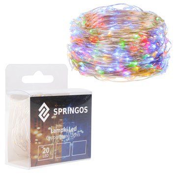 Гірлянда на батарейках Springos 1.9 м 20 LED CL0008 Mix 3147 фото