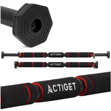 Турнік розсувний Actiget 62-100 см ACT0167 Black/Red 5895 фото