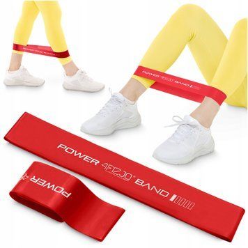 Резинка для фітнесу 4FIZJO Mini Power Band 0.4 мм 1-3 кг Red (P-5907739310361) 1394 фото