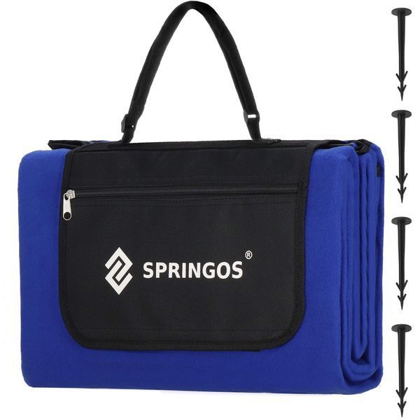 Килимок для пікніка та кемпінгу Springos 200 x 200 см складний PM039 4264 фото