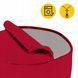 Подушка для йоги та медитації 4FIZJO Zafu кругла 32 x 20 см Red (P-5907739315526) 5525 фото 5