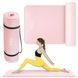 Килимок (мат) спортивний 4FIZJO NBR 180 x 60 x 1.5 см для йоги та фітнесу Light Pink (P-5907739316998) 4370 фото