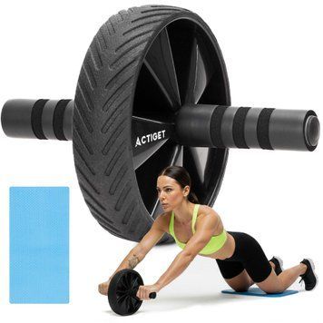 Ролик (гімнастичне колесо) для преса Actiget Ab Wheel ACT0110 Black 5847 фото