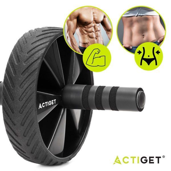 Ролик (гімнастичне колесо) для преса Actiget Ab Wheel ACT0110 Black 5847 фото