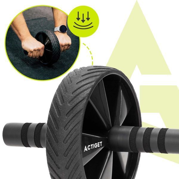 Ролик (гімнастичне колесо) для преса Actiget Ab Wheel ACT0110 Black 5847 фото