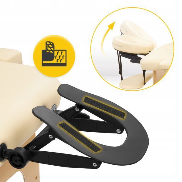 Масажний стіл складний 4FIZJO Massage Table Wood W60 Beige (P-5907739318350) 4571 фото
