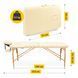 Масажний стіл складний 4FIZJO Massage Table Wood W60 Beige (P-5907739318350) 4571 фото 5