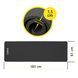 Килимок спортивний Cornix NBR 183 x 61 x 1.5 cм для йоги та фітнесу XR-0495 Black 5951 фото 7