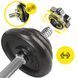 Гантелі металеві Cornix 2 x 10 кг набірні, в кейсі XR-0441 Black 5772 фото 8