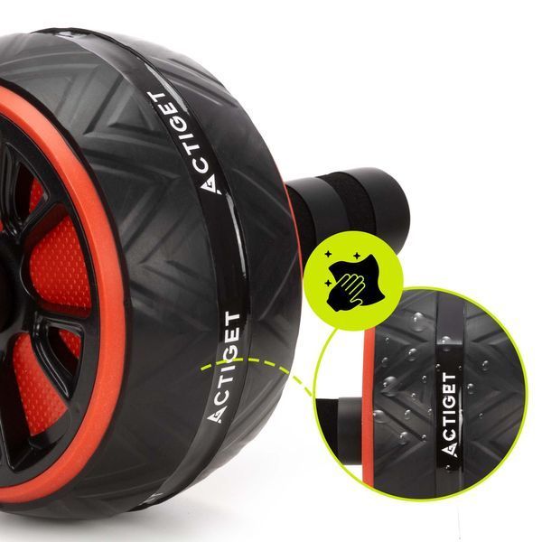 Ролик (гімнастичне колесо) для преса Actiget Ab Wheel ACT0111 Black/Red 5848 фото