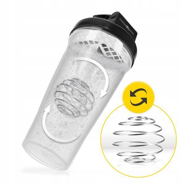 Шейкер спортивний 4FIZJO PRO 650 мл White/Black (P-5905973407007) 5674 фото
