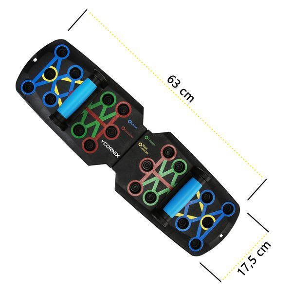 Упори (дошка) для віджимань Cornix Push-Up Board складна, зі змінним хватом XR-0453 5774 фото
