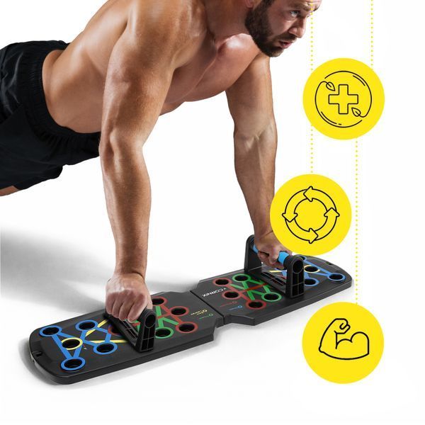 Упори (дошка) для віджимань Cornix Push-Up Board складна, зі змінним хватом XR-0453 5774 фото