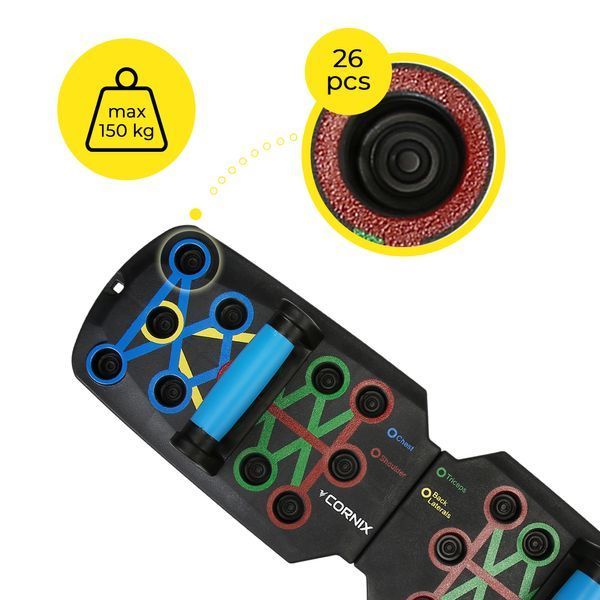 Упори (дошка) для віджимань Cornix Push-Up Board складна, зі змінним хватом XR-0453 5774 фото