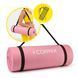Килимок спортивний Cornix NBR 183 x 61 x 1.5 cм для йоги та фітнесу XR-0497 Pink 5953 фото 4