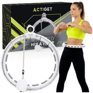 Обруч для талії Actiget (хулахуп) масажний, з обтяженням ACT0140 White 5873 фото