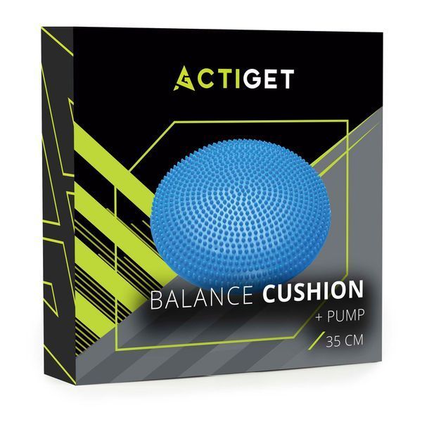 Балансувальна подушка-диск Actiget 34 см сенсомоторна, масажна ACT0114 Blue 5850 фото