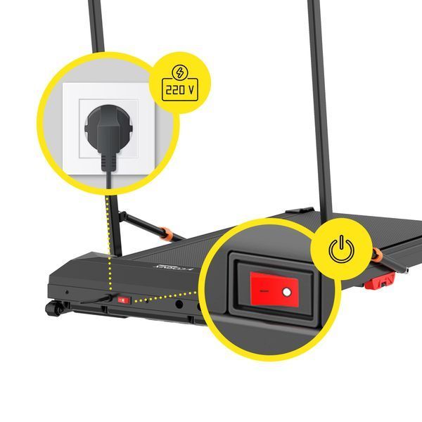 Бігова доріжка Cornix Freya Walking Pad Black 5800 фото