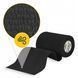 Когезійний бинт-бандаж 4FIZJO Cohesive Bandage 10 см x 4.5 м еластичний, самоклеючий Black (P-5905973400862) 5471 фото 6