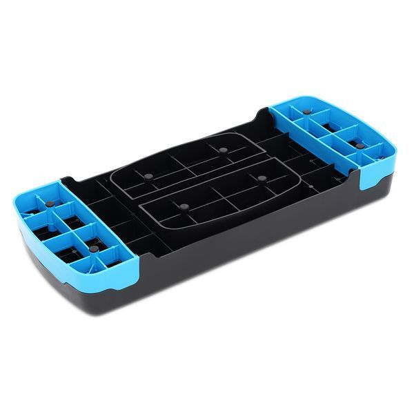 Степ-платформа 2-ступінчаста Cornix 68 х 28 х 10-15 см XR-0191 Black/Blue 4526 фото