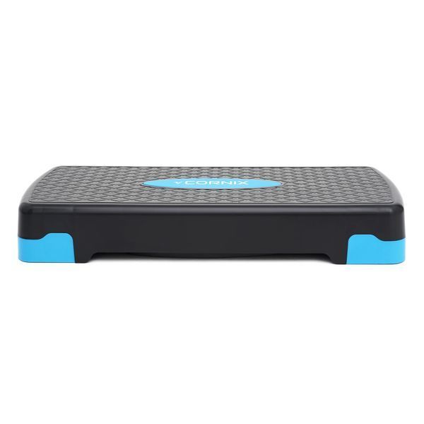 Степ-платформа 2-ступінчаста Cornix 68 х 28 х 10-15 см XR-0191 Black/Blue 4526 фото