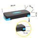 Степ-платформа 2-ступінчаста Cornix 68 х 28 х 10-15 см XR-0191 Black/Blue 4526 фото 8