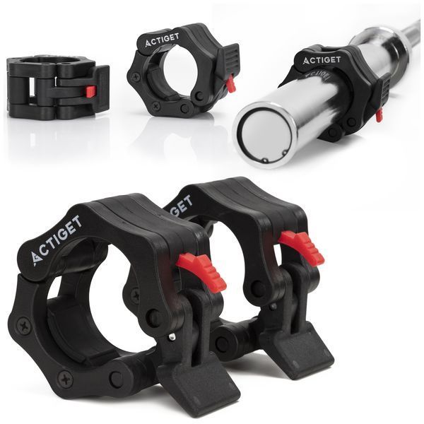 Замки (затиски) для олімпійського грифа Actiget Quick Release 50 мм 2 шт ACT0014 5803 фото