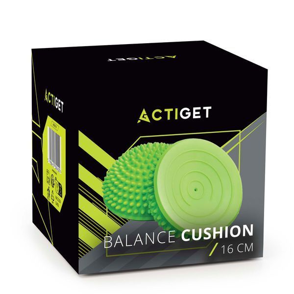 Півсфера масажна балансувальна Actiget Balance Pad 16 см 2 шт масажер для ніг, стоп ACT0118 Yellow 5854 фото
