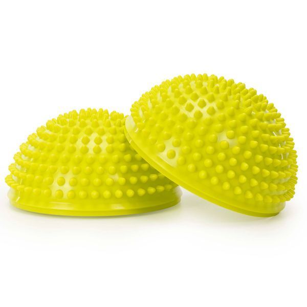Півсфера масажна балансувальна Actiget Balance Pad 16 см 2 шт масажер для ніг, стоп ACT0118 Yellow 5854 фото