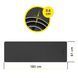 Килимок спортивний Cornix TPE 183 x 61 x 0.6 см для йоги та фітнесу XR-0349 Black/Grey 5258 фото 3