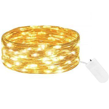 Гірлянда на батарейках Springos 1 м 10 LED CL4025 Warm White 3982 фото