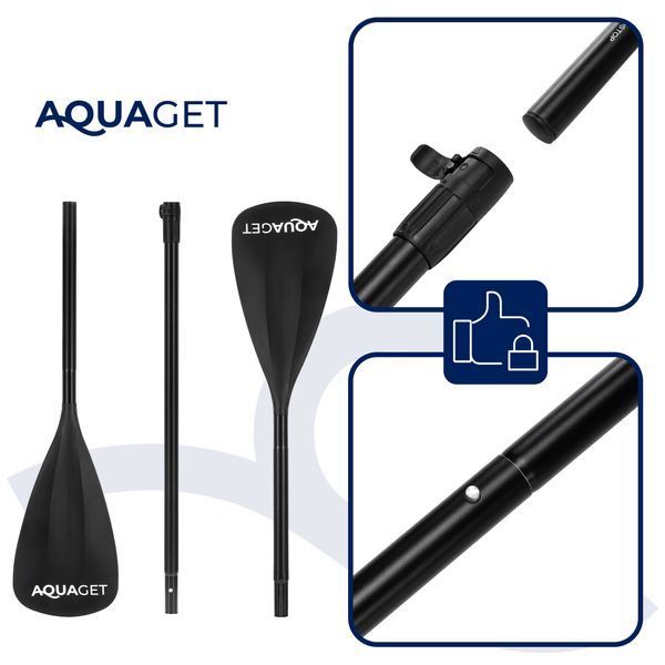 Надувна SUP дошка Aquaget 350 см з веслом AQ0044 Blue/Orange 5986 фото