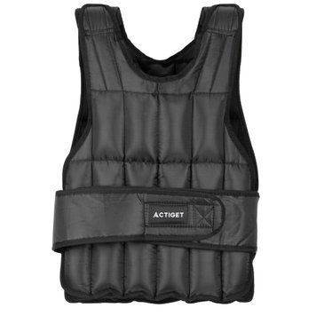 Жилет-обважнювач для тренувань Actiget 10 кг зі змінною вагою ACT0122 Black 5857 фото