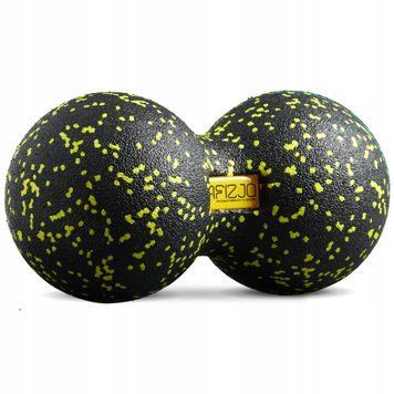 Масажний м'яч подвійний 4FIZJO EPP DuoBall 12 Black/Yellow (P-5907222931332) 1915 фото