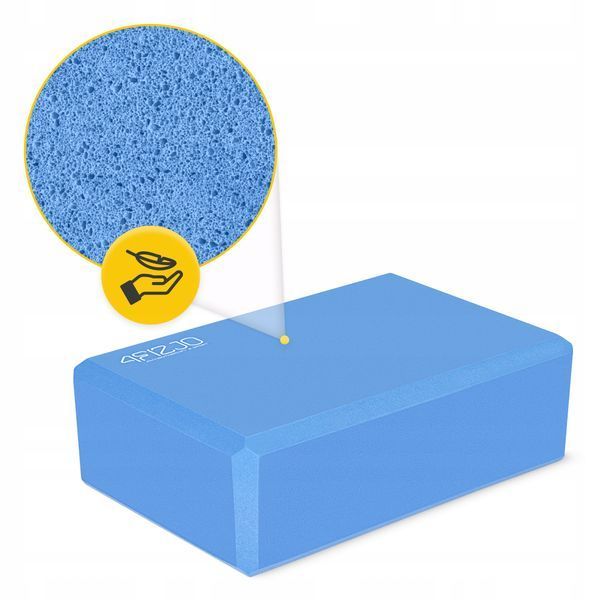 Блок для йоги 4FIZJO 23 x 15 x 7.6 см Blue (P-5907222931394) 1412 фото