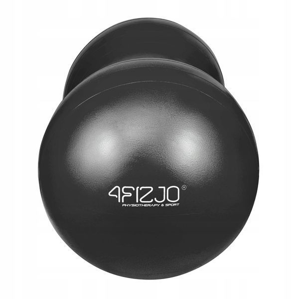 М'яч для фітнесу (арахіс) 4FIZJO Air Ball Peanut 45 x 90 см Anti-Burst Black (P-5907739312938) 3471 фото