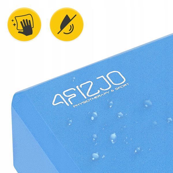 Блок для йоги 4FIZJO 23 x 15 x 7.6 см Blue (P-5907222931394) 1412 фото