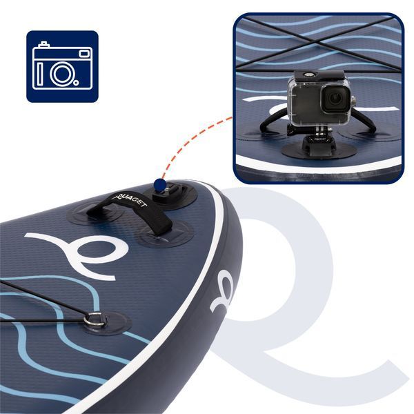 Надувна SUP дошка Aquaget 320 см з веслом AQ0046 Navy Blue/Black 5987 фото