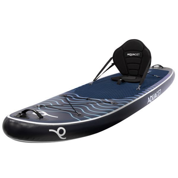 Надувна SUP дошка Aquaget 320 см з веслом AQ0046 Navy Blue/Black 5987 фото