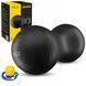 М'яч для фітнесу (арахіс) 4FIZJO Air Ball Peanut 45 x 90 см Anti-Burst Black (P-5907739312938) 3471 фото 1