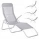Шезлонг Springos Zero Gravity складний GC0015 Grey 6036 фото 1