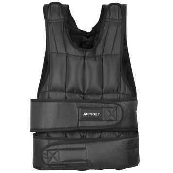 Жилет-обважнювач для тренувань Actiget 20 кг зі змінною вагою ACT0123 Black 5858 фото